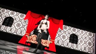 【MMD】(Realistic model) DOA5 momiji get up & move!【R-18】