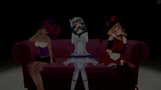 【MMD】Custom Maid 3D - Fallin Love (Nopan)【R-18】