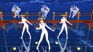 【MMD】Kongo 3 sisters Hi-Fi Rave Rev2【1080p 60fps】【R-18】