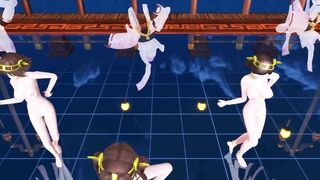 【MMD】Kongo 3 sisters Hi-Fi Rave Rev2【1080p 60fps】【R-18】