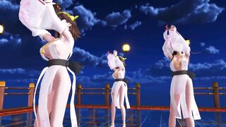 【MMD】Kongo 3 sisters Hi-Fi Rave Rev2【1080p 60fps】【R-18】