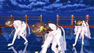 【MMD】Kongo 3 sisters Hi-Fi Rave Rev2【1080p 60fps】【R-18】