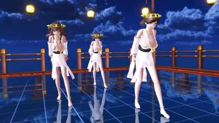 【MMD】Kongo 3 sisters Hi-Fi Rave Rev2【1080p 60fps】【R-18】