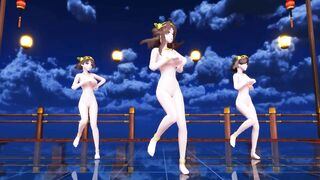 【MMD】Kongo 3 sisters Hi-Fi Rave Rev2【1080p 60fps】【R-18】