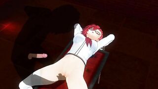 3D HENTAI Basement Mystery: Student Begs To Let Her Cum