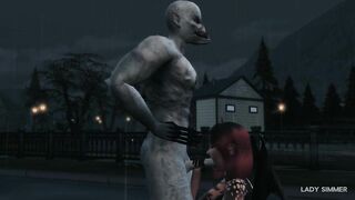 LADYSIMMER - Monster's blowjob