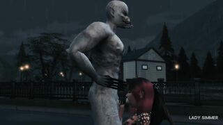 LADYSIMMER - Monster's blowjob
