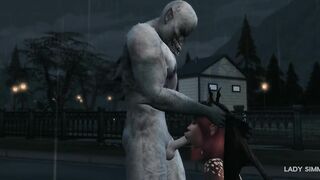 LADYSIMMER - Monster's blowjob