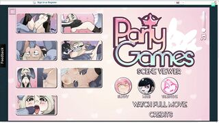 Party Games Furry Scene Viewer - Stuffy Bunny Fiona scene 1