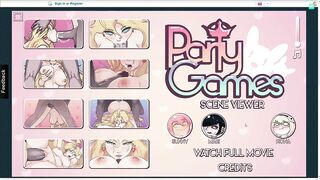 Party Games Furry Scene Viewer - Stuffy Bunny Fiona scene 1