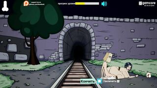 FUCKERMAN - The Beginning Railroad girl gave me money and sex