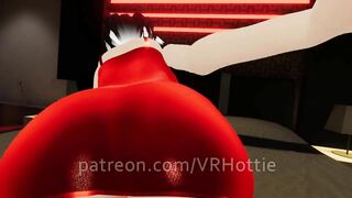 Red Dress Beauty Perfect Body Hotel Room Service POV Fuck Ride VRChat Lap Dance Metaverse ERP