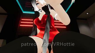 Red Dress Beauty Perfect Body Hotel Room Service POV Fuck Ride VRChat Lap Dance Metaverse ERP