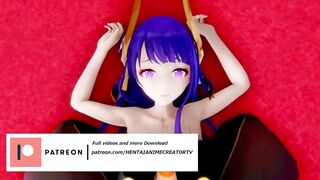 Raiden Shogun Weekly Boss Genshin Impact 3D HENTAI ShortClips2
