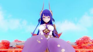 Raiden Shogun Weekly Boss Genshin Impact 3D HENTAI ShortClips2