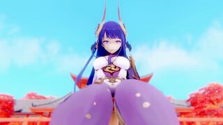 Raiden Shogun Weekly Boss Genshin Impact 3D HENTAI ShortClips2