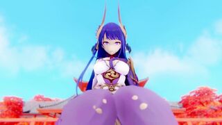 Raiden Shogun Weekly Boss Genshin Impact 3D HENTAI ShortClips2