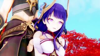 Raiden Shogun Weekly Boss Genshin Impact 3D HENTAI ShortClips1