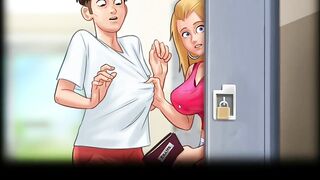 SUMMERTIME ALPHA BITCH FUCKED IN LOCKER - Dry friction