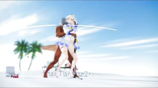 0405 - 【R18-MMD】Shantianxiaozhi - Genshin Impact 原神 Babara mondstadt's Idol 芭芭拉