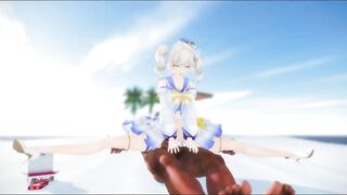 0405 - 【R18-MMD】Shantianxiaozhi - Genshin Impact 原神 Babara mondstadt's Idol 芭芭拉