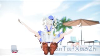 0405 - 【R18-MMD】Shantianxiaozhi - Genshin Impact 原神 Babara mondstadt's Idol 芭芭拉