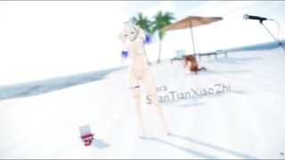 0405 - 【R18-MMD】Shantianxiaozhi - Genshin Impact 原神 Babara mondstadt's Idol 芭芭拉
