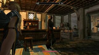 skyrim staring at sexy girls