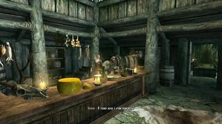Skyrim meeting with a lesbian in a tavern and sex near the counter