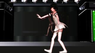 【MMD】Trap Ryochin - Dance + cumshot【R-18】