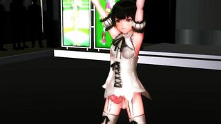 【MMD】Trap Ryochin - Dance + cumshot【R-18】