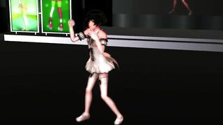 【MMD】Trap Ryochin - Dance + cumshot【R-18】
