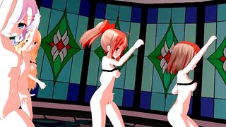 【MMD】4P Cool【R-18】