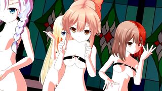 【MMD】4P Cool【R-18】