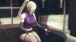 Ino Yamanaka will jerk off your dick if you ask