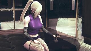 Ino Yamanaka will jerk off your dick if you ask