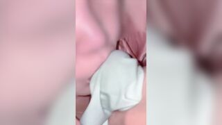 パンツを被せてフェラチオ パンツこき パンコキ　Blowjob with pants on panty job