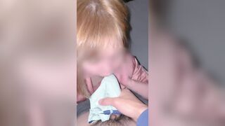 パンツを被せてフェラチオ パンツこき パンコキ　Blowjob with pants on panty job