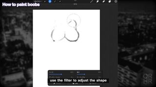 How to draw boobs!