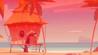 Cartoon Stick People Fucking at Nude Beach - Sexiest Girl Ever Fucking with a StickMan at the Beach