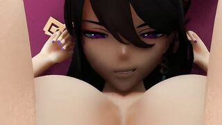 Give it to me like - Spider Leg Challenge - Genshin Impact - MMD