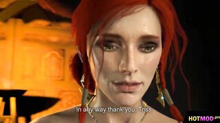 Witcher FUTA - Dickgirl Triss Merigold(Anna Shaffer) fucking Ciri(Freya Allan), 3D Animated Fnatasy