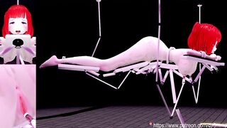 MasoFactory 2: Akemi Fucking Machine Bondage, Oil and DP