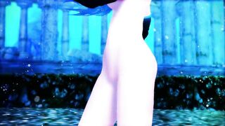 【MMD】Miku dressed in water-soluble dances UrStyle【R-18】