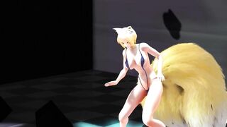 【MMD】Ai Yakumos Massara Blue Jeans【R-18】