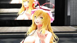 【MMD】Yukari - PiNK CAT【R-18】