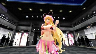 【MMD】Yukari - PiNK CAT【R-18】