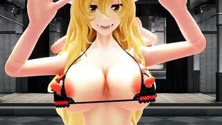 【MMD】Yukari - PiNK CAT【R-18】