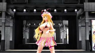 【MMD】Yukari - PiNK CAT【R-18】