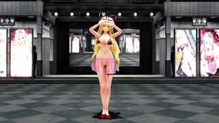 【MMD】Yukari - PiNK CAT【R-18】